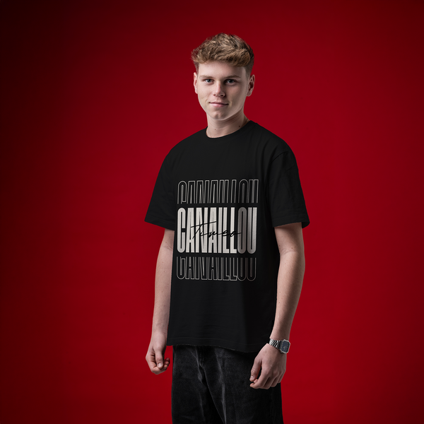 T-SHIRT NOIR "CANAILLOU"